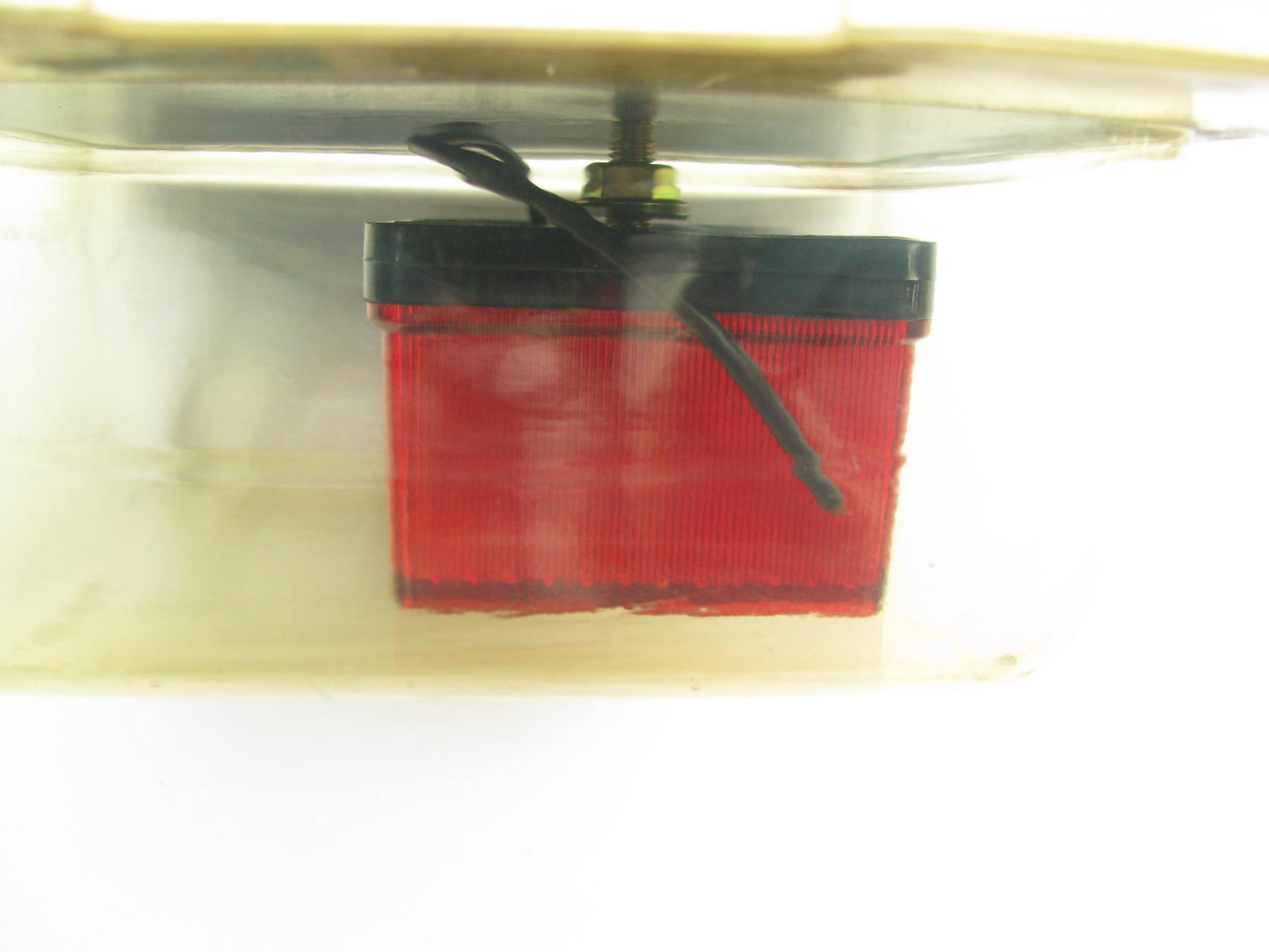 Grote 46442-5 Large Square Clearance Marker Light - Red 12V .35A