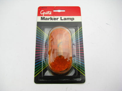Grote 46713-5 Side Marker Light Single-Bulb Oval Clearance / Marker / Yellow