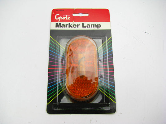 Grote 46713-5 Side Marker Light Single-Bulb Oval Clearance / Marker / Yellow
