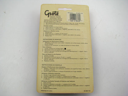 Grote 46713-5 Side Marker Light Single-Bulb Oval Clearance / Marker / Yellow