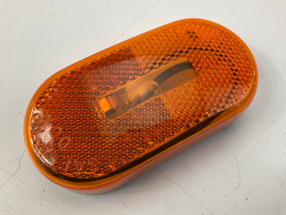 Grote 46713 Single-Bulb Oval Clearance Marker Light, Amber, With Reflector