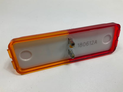 Grote 46740 Rectangular Clearance Marker Light, Split Lens Amber & Red