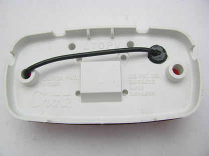 (x5) Grote 46792-5 Two-Bulb Square-Corner RED Clearance Marker Lights