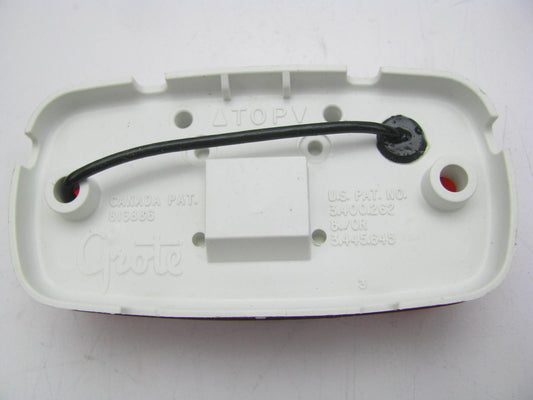 (x5) Grote 46792-5 Two-Bulb Square-Corner RED Clearance Marker Lights