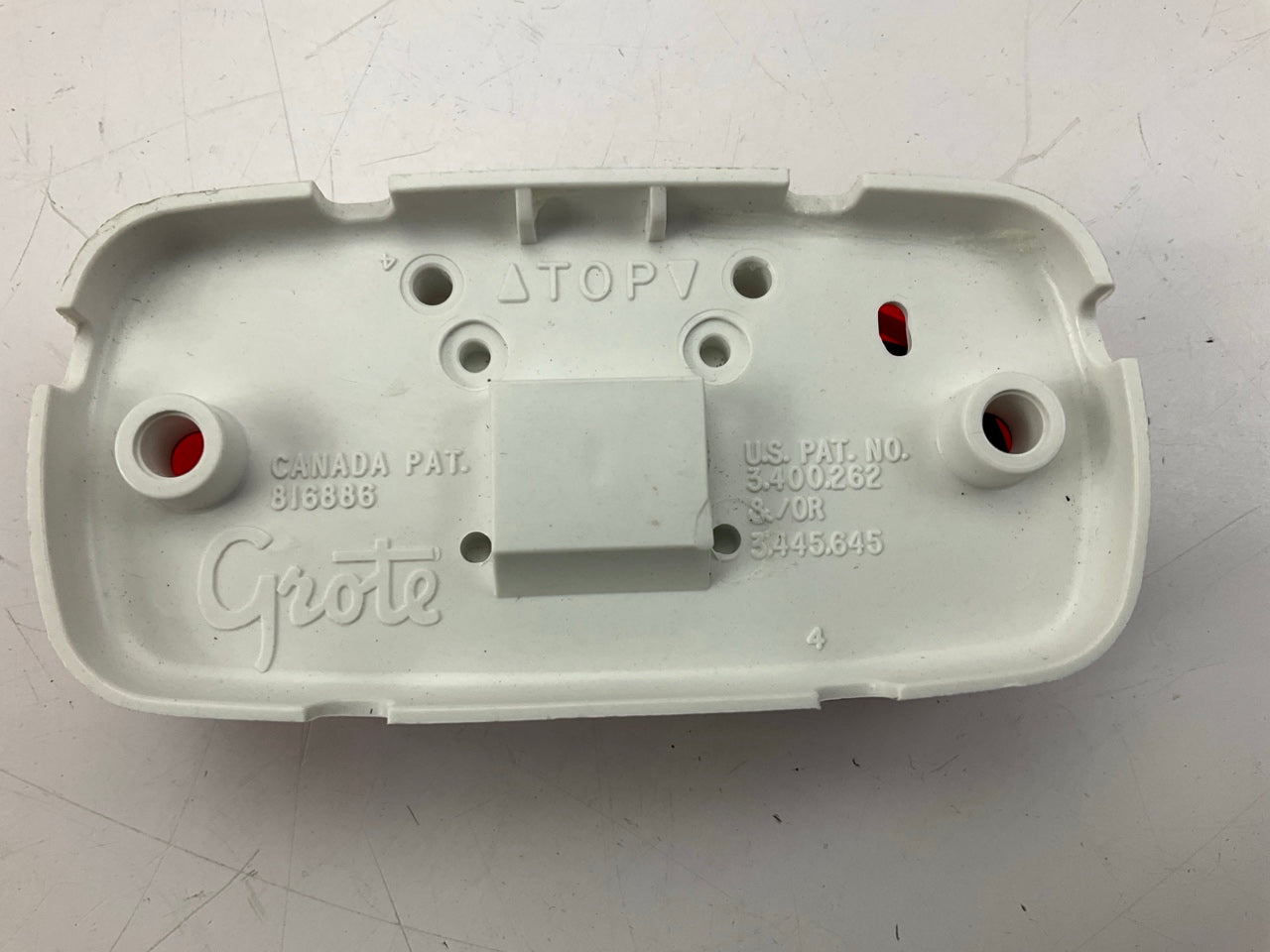 Grote 46792-5 Red Two-Bulb Square-Corner Clearance Side Marker Light Lamp