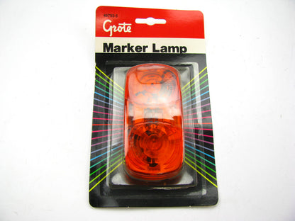 Grote 46793-5 Rectangle Two Bulb Clearance Side Marker Light Lamp AMBER