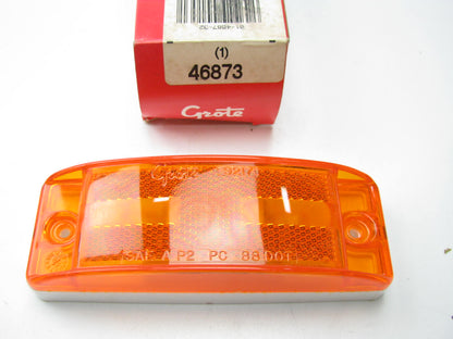 Grote 46873 Side Marker Light Sealed Turtleback II Clearance Marker Lamp Yellow