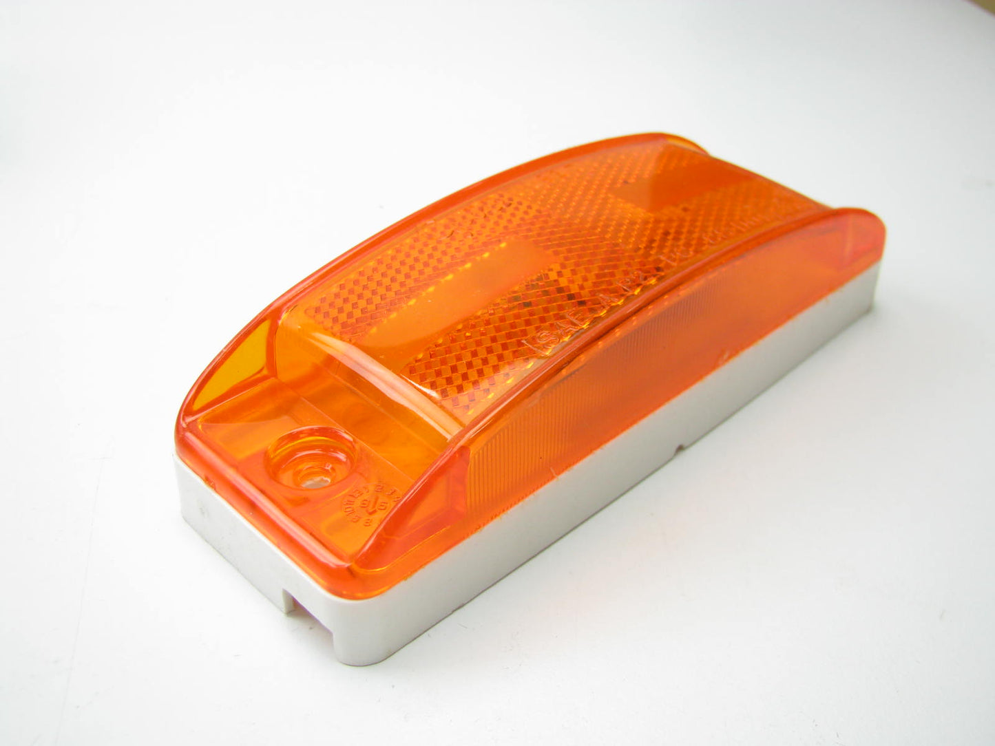 Grote 46873 Side Marker Light Sealed Turtleback II Clearance Marker Lamp Yellow