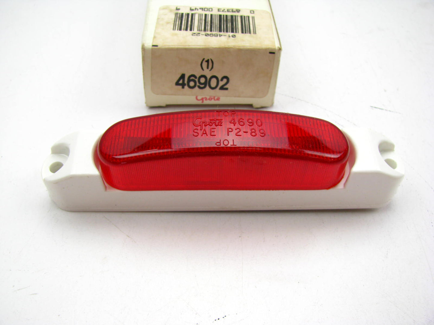 Grote 46902 Clearance Side Marker Lamp Light Lamp, Thin Line, LED, Red SuperNova