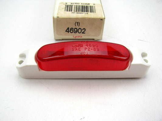 Grote 46902 Clearance Side Marker Lamp Light Lamp, Thin Line, LED, Red SuperNova