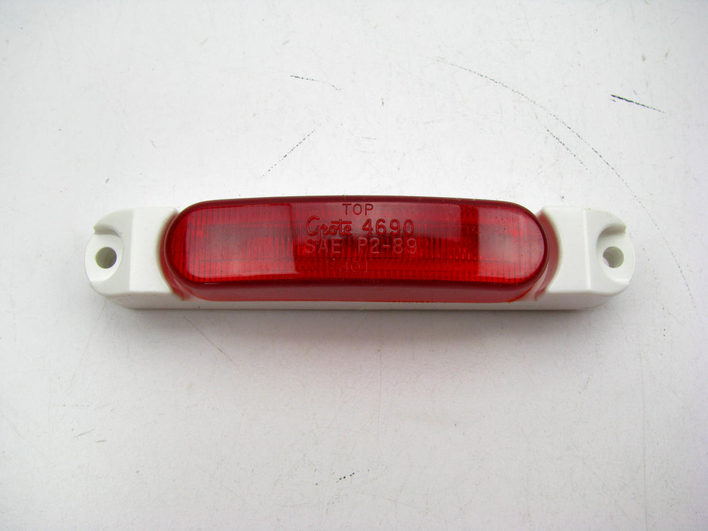 Grote 46902 Clearance Side Marker Lamp Light Lamp, Thin Line, LED, Red SuperNova