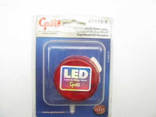 Grote 47112-5 SuperNova 2'' LED Clearance Marker Light - 12V .06A Red