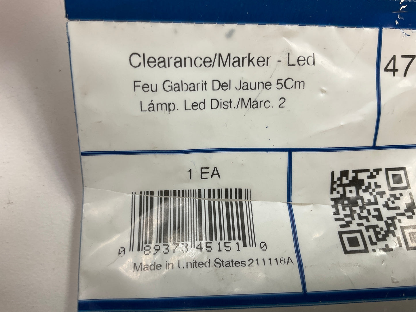 Grote 47113 SuperNova 2'' LED Clearance Marker Light Lamp