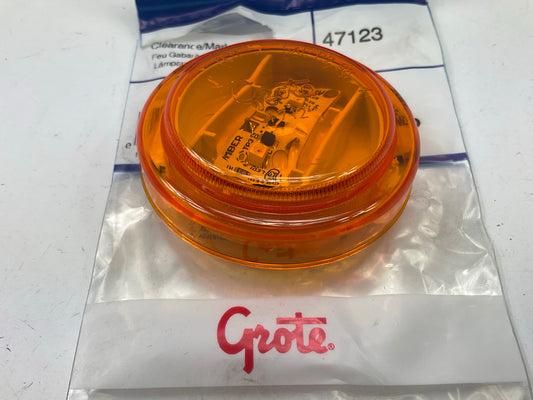 Grote 47123 Clearance Marker Light 2-1/2'' Amber LED Lamp, Supernova