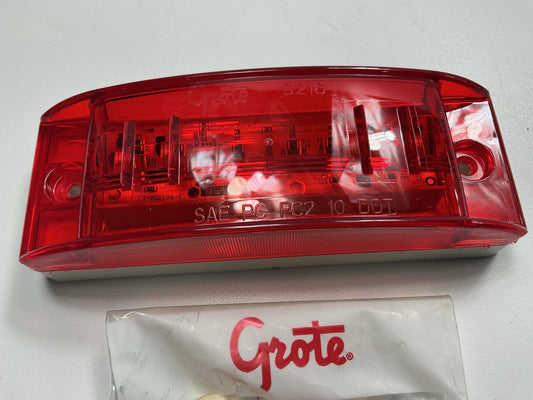 Grote 47162 Red Clearance/ Side Marker LED Turtleback Light Supernova
