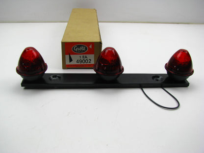 Grote 49002 Beehive Type Bar Lamp Light, Red 12 V - 1.77 AMP
