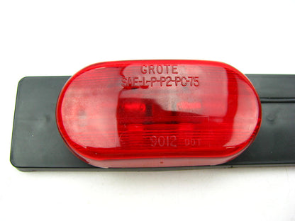 Grote 49072 Low-Profile Bar Light Lamp Trailer Marker Oval Red 3-Light