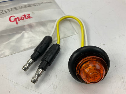 Grote 49343 Yellow MicroNova DOT Round LED Clearance Marker Light  With Grommet