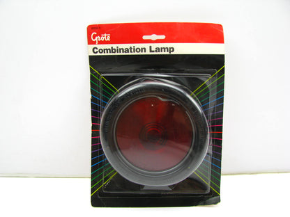 Grote 50232-5 Round Economy Steel Combination Lamp Light Stop / Tail / Turn RED