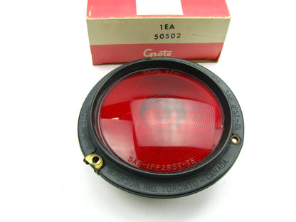 Grote 50502 Side Marker Light Stop, Tail, Turn Rubber Lamp Housing Red Lamp