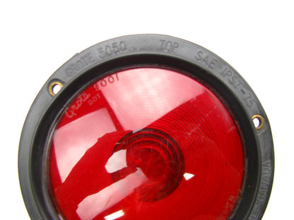 Grote 50502 Side Marker Light Stop, Tail, Turn Rubber Lamp Housing Red Lamp