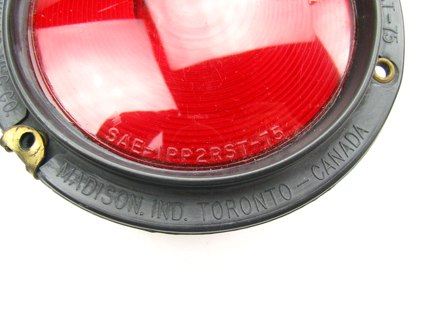 Grote 50502 Side Marker Light Stop, Tail, Turn Rubber Lamp Housing Red Lamp