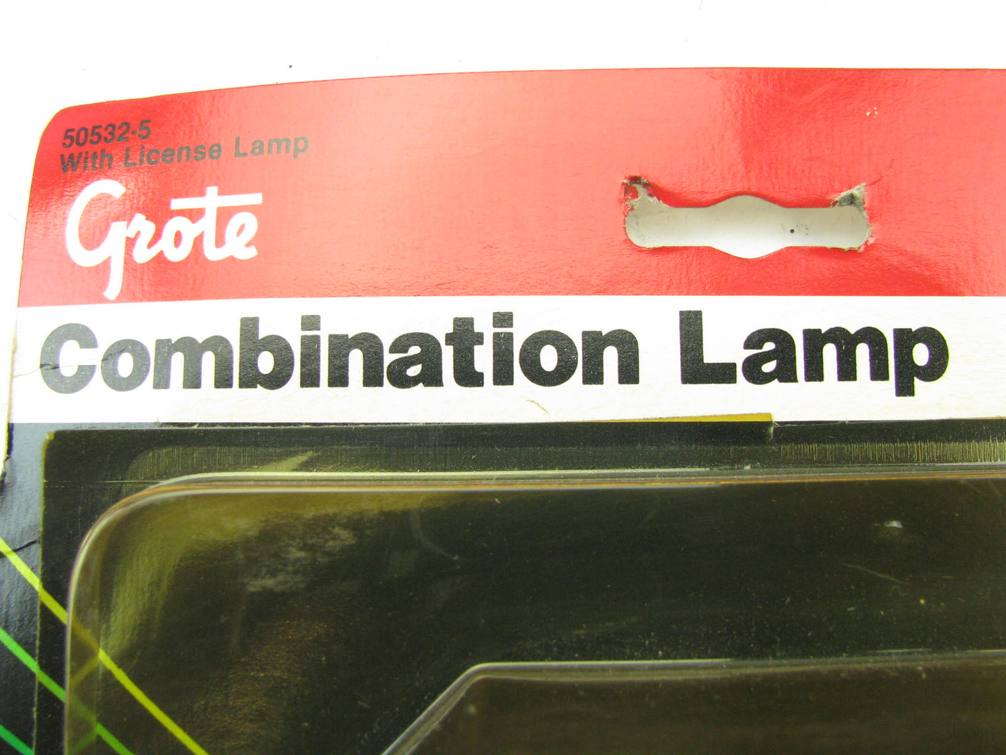 Grote 50532-5 4'' Round Combination Side Marker Light Lamp W/ Reflector - RED