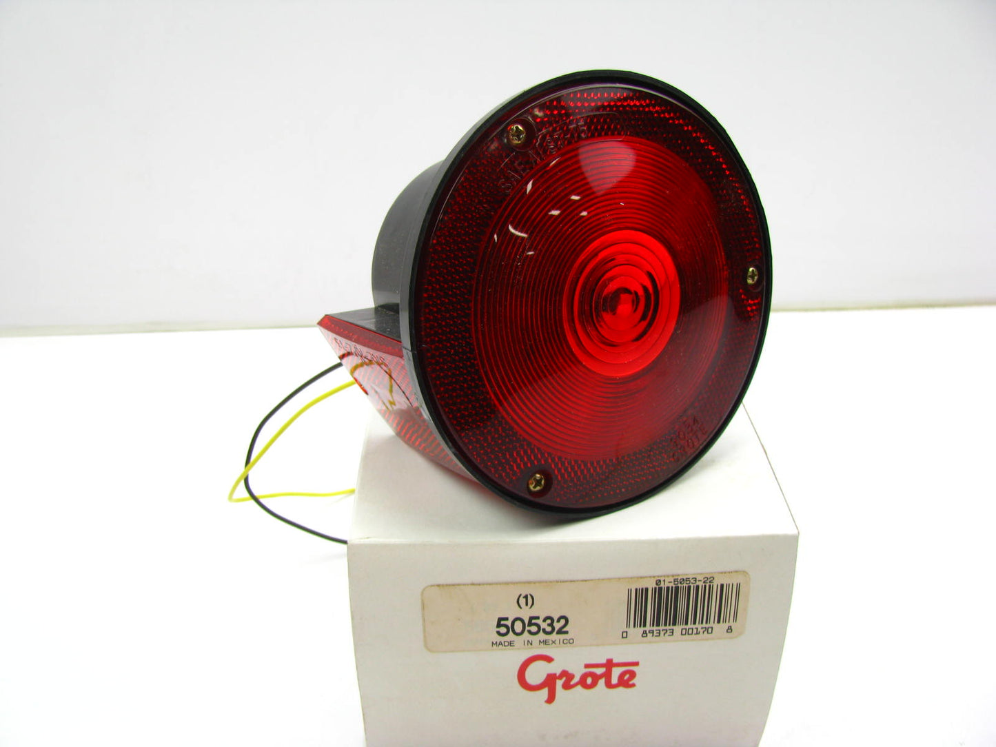 Grote 50532 Combination Red Tail Light Brake Lamp With License Lamp