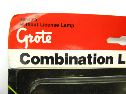 Grote 50542-5 Round 4in Duramold Combination Stop Brake Light Lamp RED