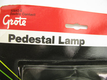 Grote 50642-5 Round Duramold Single Face Double Contact Pedestal Lamp Light RED
