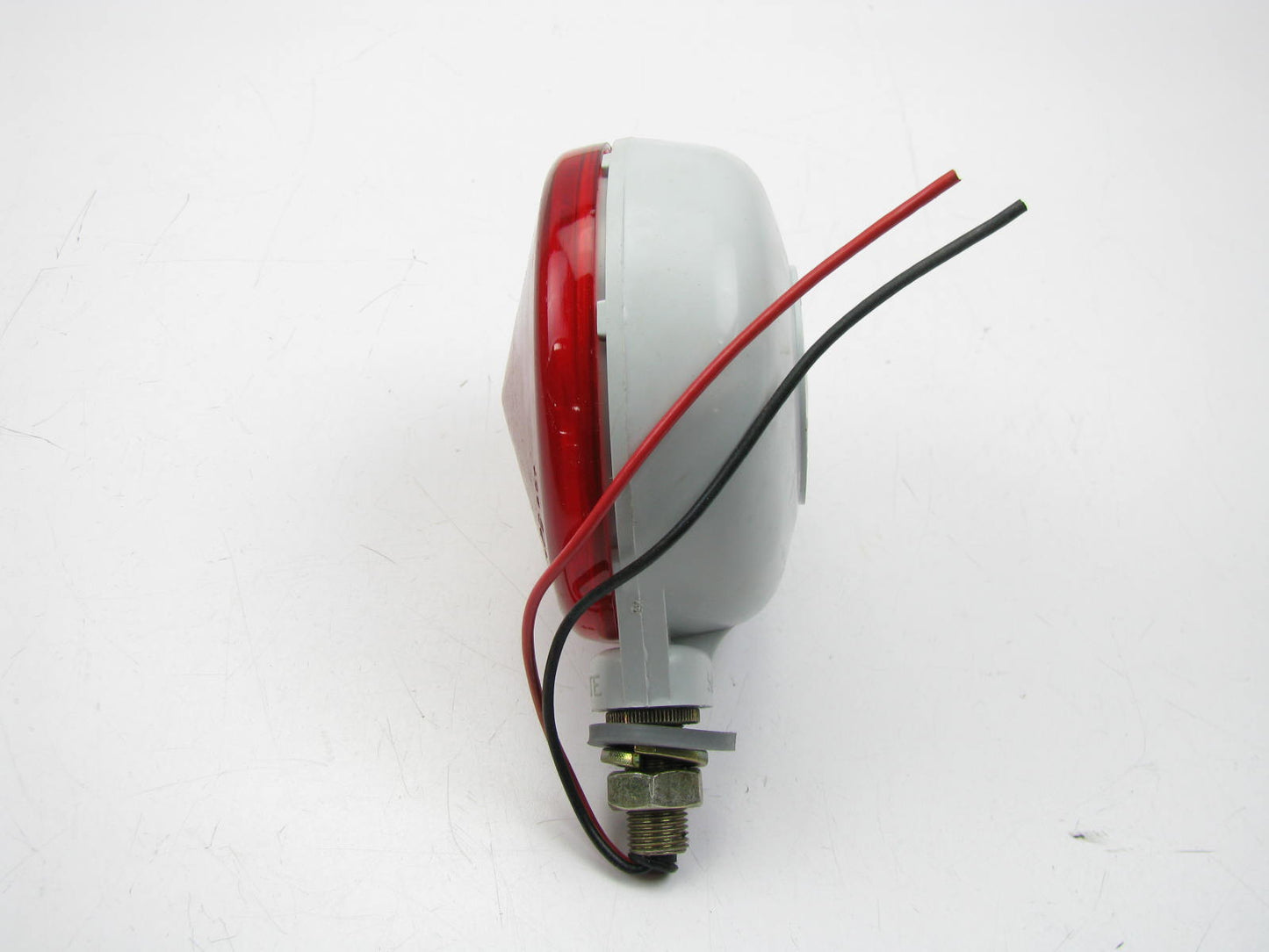 Grote 50642 Round Duramold Single Face Double Contact Pedestal Lamp Light RED