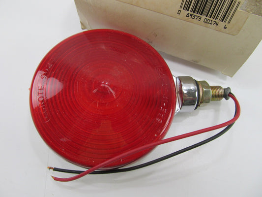 Grote 50652 Double Contact Single Face Lamp Red, Chrome-Plated Die Cast 12 Volt