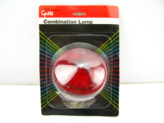 Grote 50852-5 Round 4'' Two Stud Stop / Tail /  Light Lamp RED