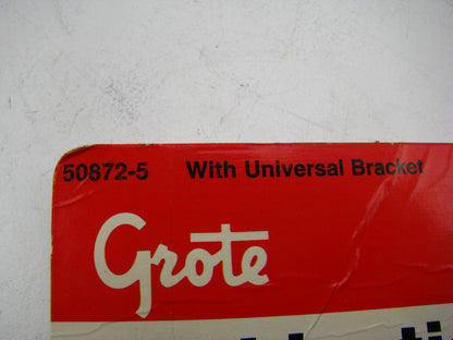 Grote 50872-5 Round 4'' Duramold Universal Mount Stop Turn Tail Lamp Light RED
