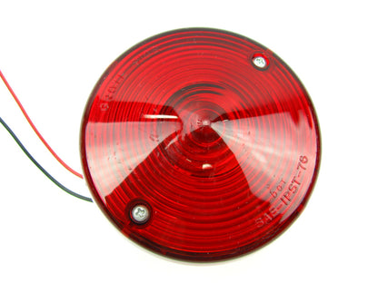 Grote 50872 4'' Universal Round Stop / Tail / Turn Light Lamp - RED