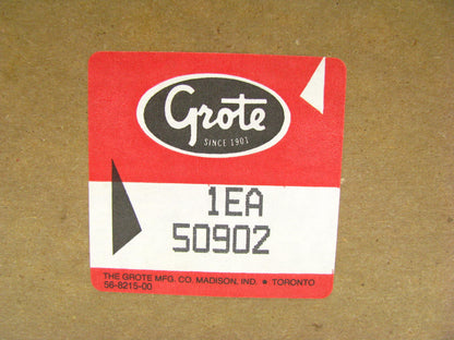 Grote 50902 RIGHT Square Three Stud Torsion Mount Stop / Tail  / Light Lamp RED