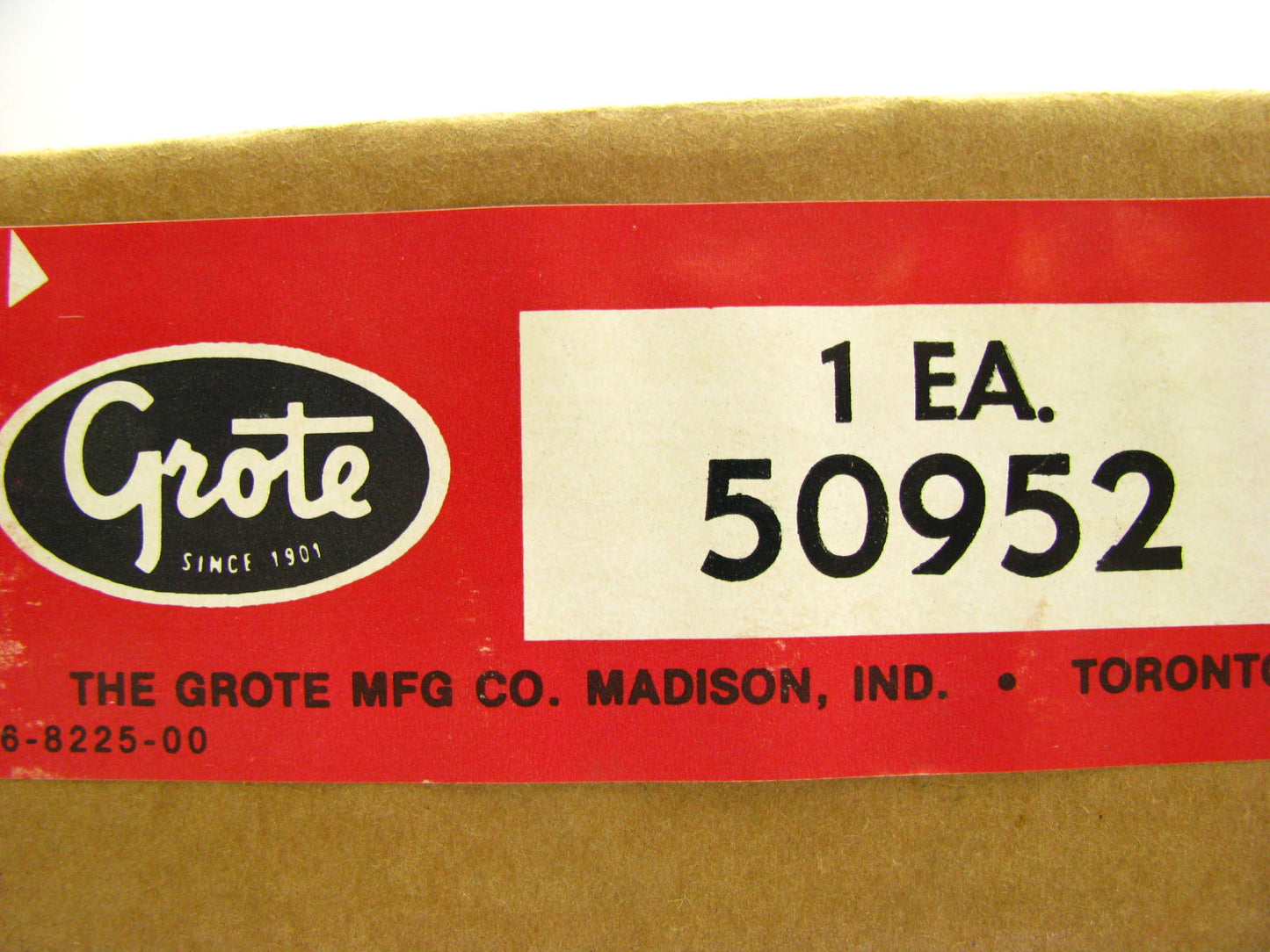 Grote 50952 LEFT Square Volvo International Torsion Mount Stop Tail Light Lamp