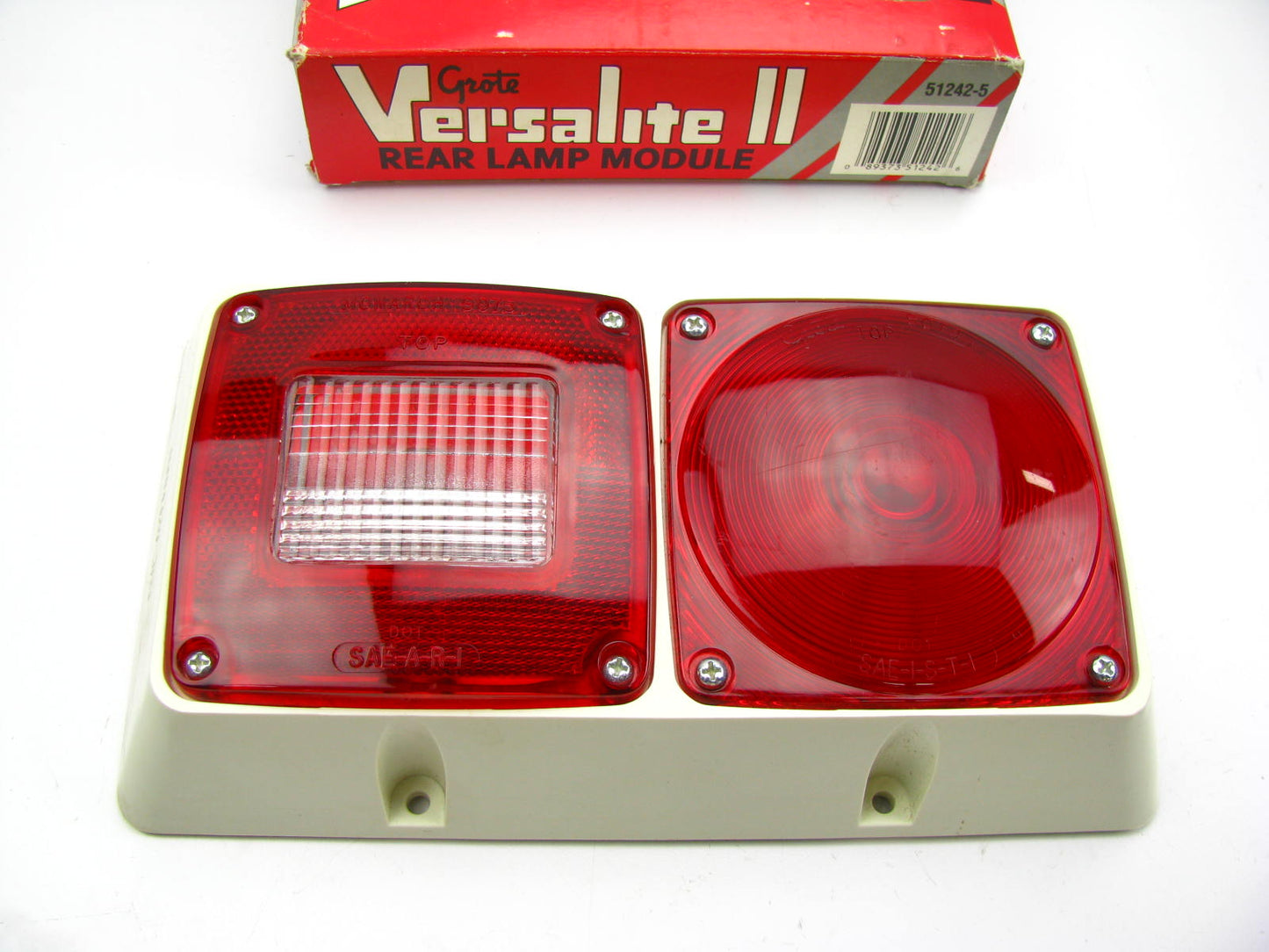 Grote 51242-5 Double Surface Mount Combination Tail Light For RV / Camper