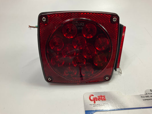 Grote 51982-5 Red Submersible LED Right Trailer Stop/Tail/Turn Light Lamp