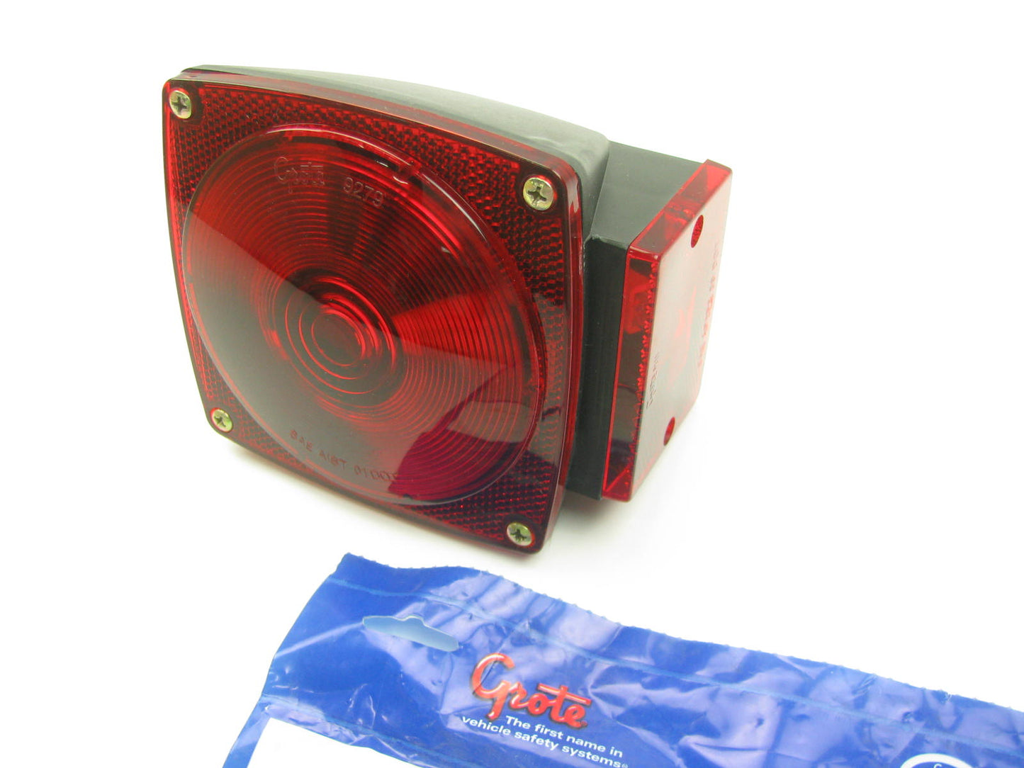 Grote 52302 Utility Trailer Stop Turn Light Lamp, Red, Right Passengers Side