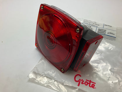 Grote 52312 Left Trailer Turn Signal Tail Stop Lamp Light W/ License Window