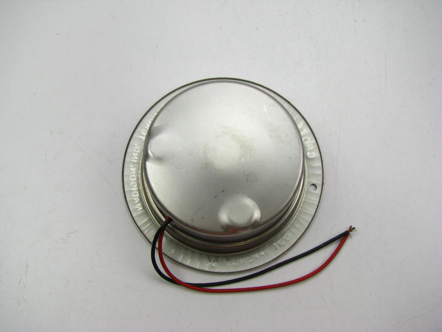 Grote 52522 Tail Light Lamp , Economy Stainless Steel Red Light Easy Snap Lens