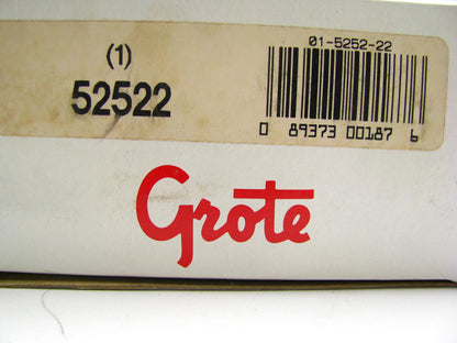 Grote 52522 Tail Light Lamp , Economy Stainless Steel Red Light Easy Snap Lens