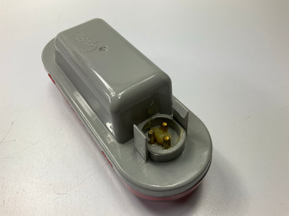 Grote 52562 6-1/2'' Oval Truck Trailer Stop Tail Turn Light Red Male Pin 5256