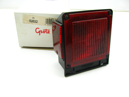 Grote 52632 Square Tail Light Turn Signal Lamp - RED