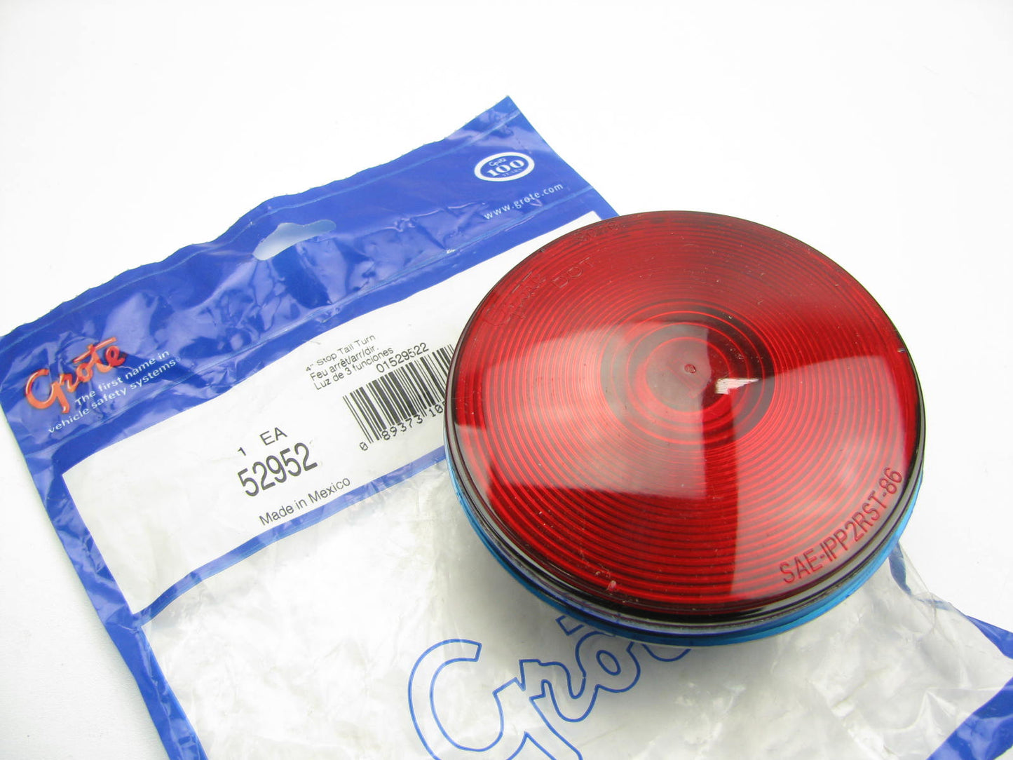 Grote 52952 4'' Blue-chip Torsion Mount II Premium Lamp 12V / 2.1A RED