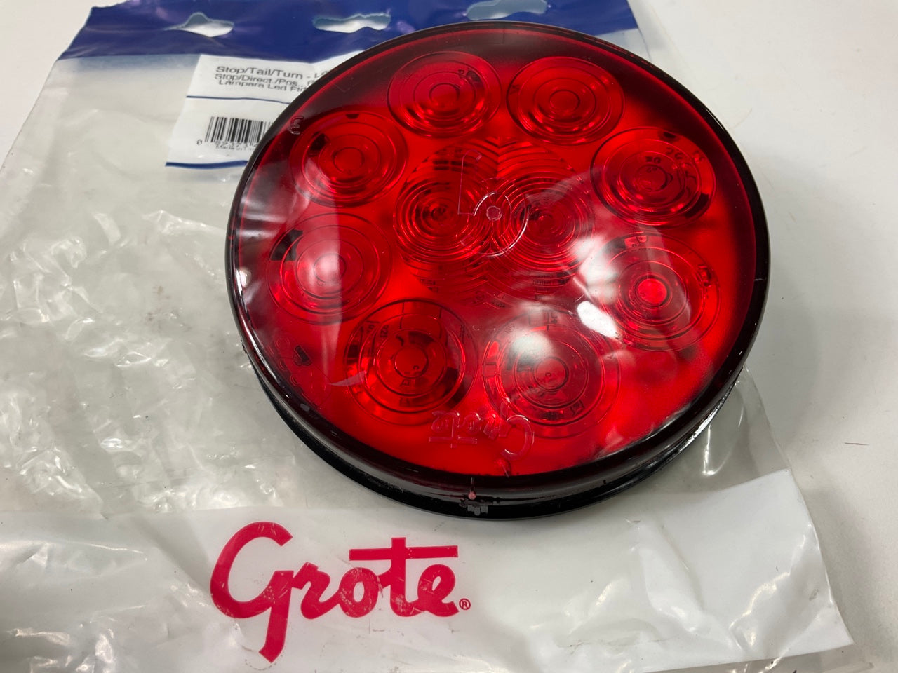 Grote 53252 SuperNova 4'' 10-Diode LED Stop Tail Turn Light, Grommet Mount