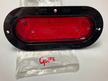 Grote 53622 SuperNova Oval LED Stop Tail Turn Light, Theft-Resistant Flange