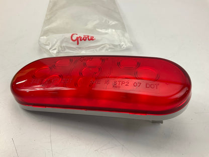 Grote 54132 SuperNova 9-Diode Oval Red LED Stop Tail Turn Light, Male Pin