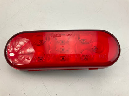 Grote 54132 SuperNova 9-Diode Oval Red LED Stop Tail Turn Light, Male Pin
